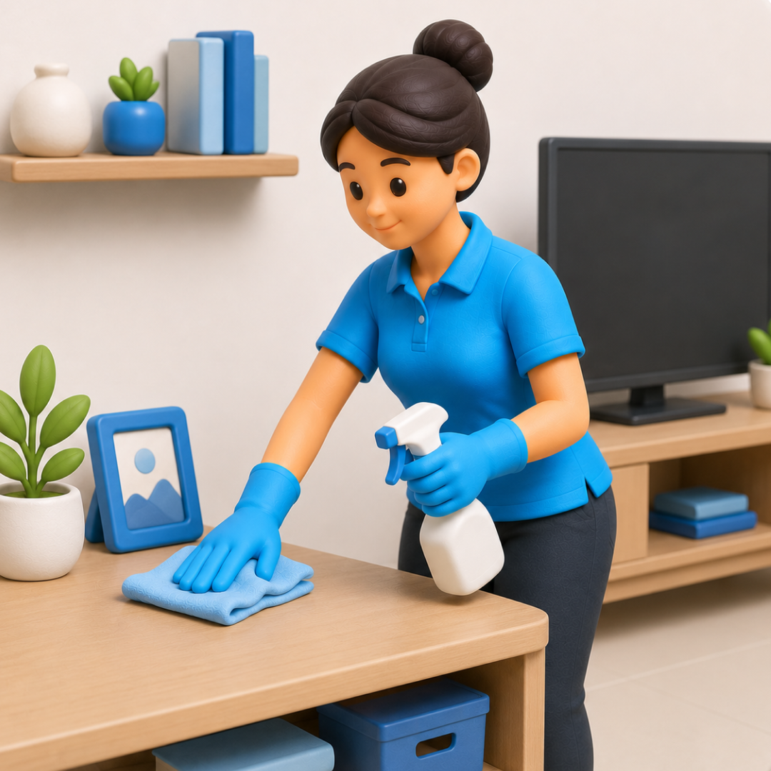 Dusting and Wiping